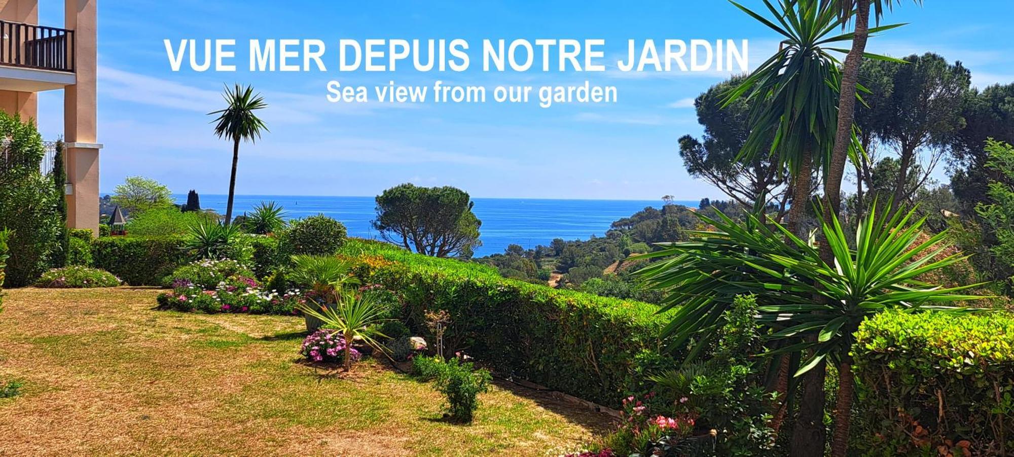 Dans Un Cadre D'Exception, Vue Mer Panoramique A Agay Cote D'Azur, Village Vacances Cap Esterel, T2 Avec Jardin, Golf, Climatisation, Wifi, 5 Piscines Saint-Raphaël Esterno foto