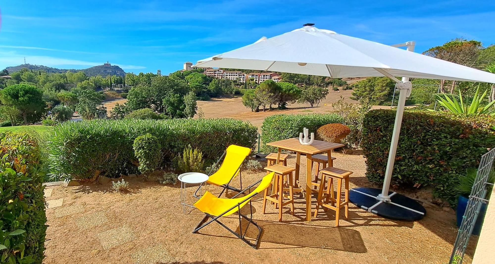 Dans Un Cadre D'Exception, Vue Mer Panoramique A Agay Cote D'Azur, Village Vacances Cap Esterel, T2 Avec Jardin, Golf, Climatisation, Wifi, 5 Piscines Saint-Raphaël Esterno foto